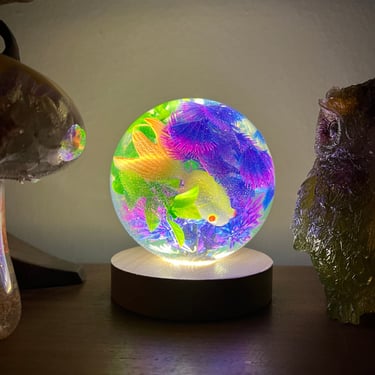 Resin Aquarium Sphere Nightlight Globe 