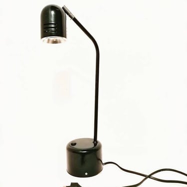 Vintage Black Table Lamp/ Retro Lightning/ Adjustable Lamp/ Desk Lamp/ Mid Century Metal Light / 80s /Yugoslavia 