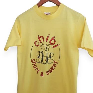 vintage t shirt / 70s t shirt / 1970s Chibi Short and Sweet Sansei Creations Japan Hanes Beefy T XS 