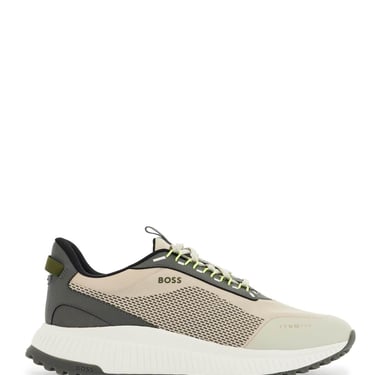 Boss Sneakers Ttnm Evo_Runn_Rsgtx Beige Lightweight Breathable Non-Slip Men Men