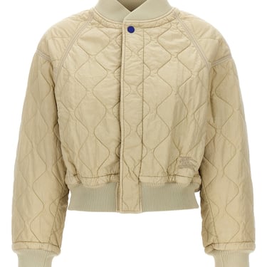 Burberry Women Quilted Bomber Jacket