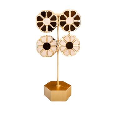 Sample Sale Double Brown Fall Flower Earrings