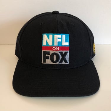 NFL On Fox Black Wool Snapback