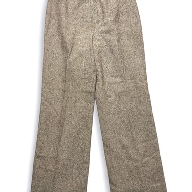 Vintage 1960s/1970s Women's PENDLETON Wool Trousers ~ 28 Waist ~ Donegal Tweed Pants ~ 