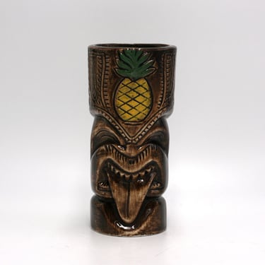 vintage TIki mug with pineapple Tiki Lin 