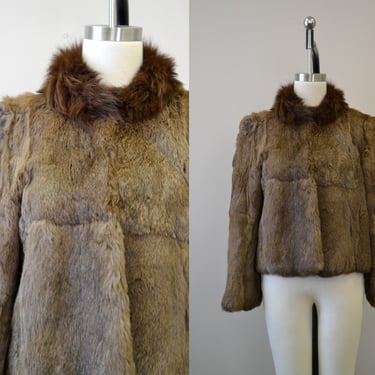 1970s Rabbit Fur Coat 