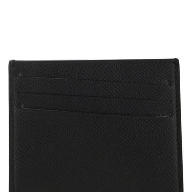 Maison Margiela Men Black Leather Card Holder