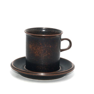 Vintage Arabia Finland Ruska Cup and Saucer 