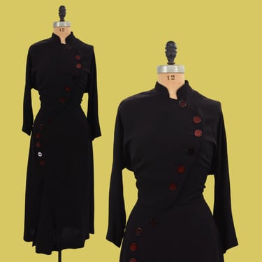 1940s Crimson Path dress 