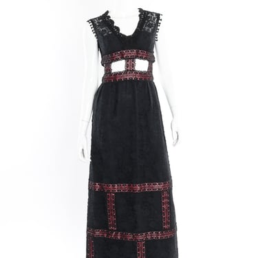 Crochet Lace Cage Cutout Dress