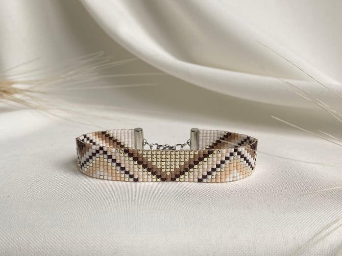 miyuki bracelet | bead loom bracelet | stacking bracelet | miyuki jewelry | bohemian jewelry | boho | friendship bracelet | ethical jewelry 