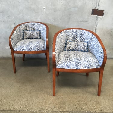 Pair of Baker Custom Chairs