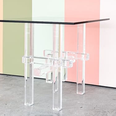 Fab MCM Lucite Side Table