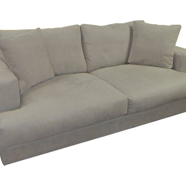 Downfill Sofa (CONSIGNED, 85"x45"x30", Light Grey )