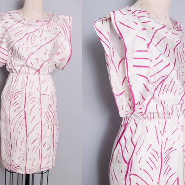 Vintage 1980's | Saks Fifth Avenue | New Wave | Designer Vintage | Dress | XS 