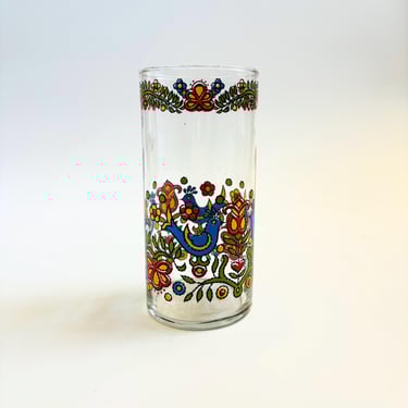 Libbey Country Festival Glass Vase 