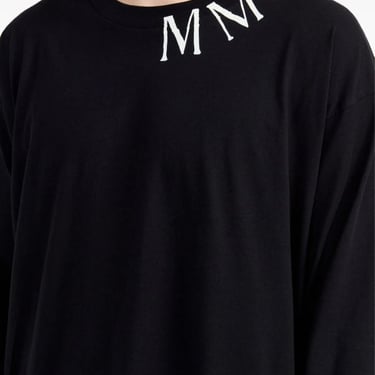 MM6 Maison Margiela Numbers T-Shirt - Black