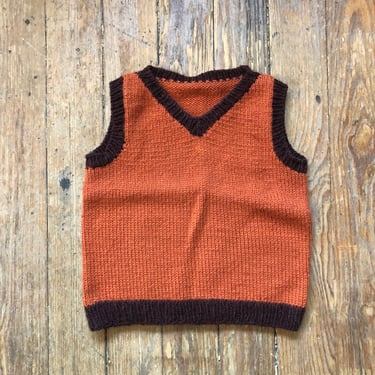 60s Cropped Knit Sweater XS 