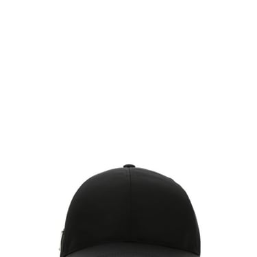 Prada Man Black Re-Nylon Baseball Cap