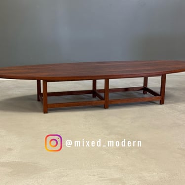 Paul McCobb 80” Delineator Rosewood Coffee Table 