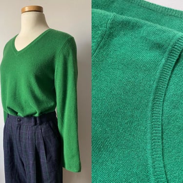 Green Cashmere Sweater 