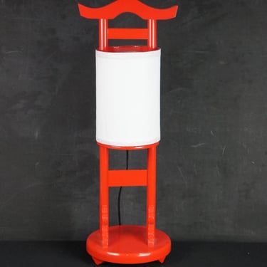 Zen Japan candle stand wood and iron Shokudai 1880 Monk chanting lamp 