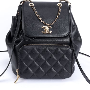 2022 Caviar Quilted Business Affinity Backpack