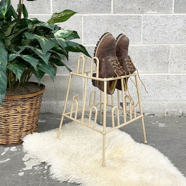 Vintage Shoe Rack Retro 1980s Baseline + Biege + Plastic + 8 ...