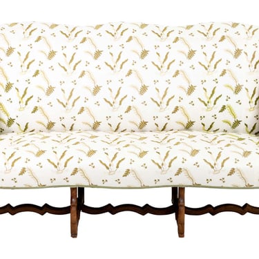 Antique Upholstered French Settee