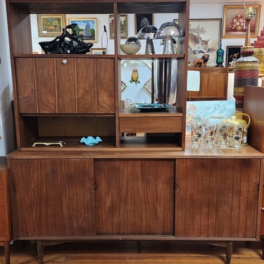 Hooker Mid-Century Modern Bar Cabinet by Mainline