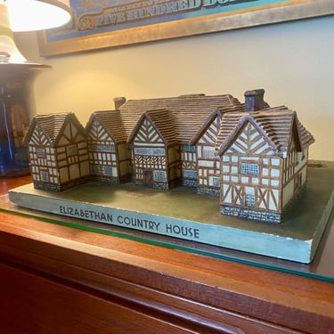 Rare 1930’s WPA W.P.A. Model “Kenyon Peel Hall” Museum Extension Project Large 