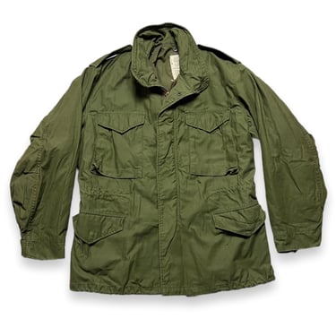 Vintage 1970s US Army M-1965 Field Jacket  ~ Medium Regular ~ Coat ~ Military Uniform ~ Vietnam War ~ Work Wear ~ M-65 ~ 