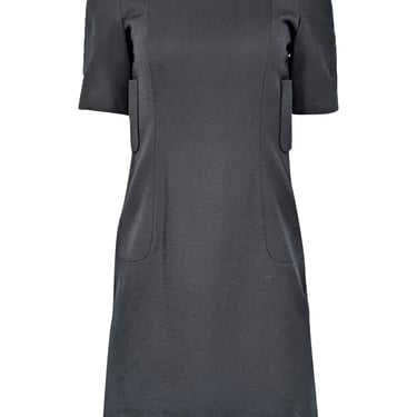 Balenciaga - Black Short Sleeve Sheath Dress Sz 6