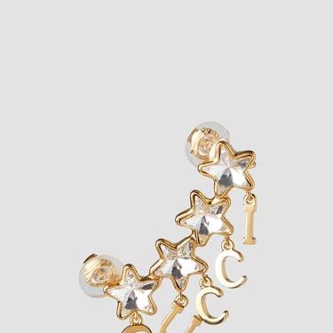 GUCCI Logo Script Ear Cuff in Gold