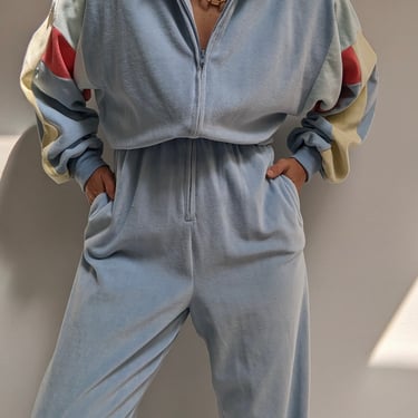 Amazing Vintage Velour Jumpsuit