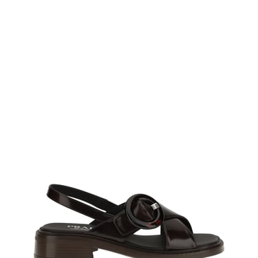 Prada Women Leather Sandals