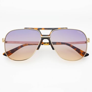 Logan Acetate Aviator Sunglasses - Sunrise