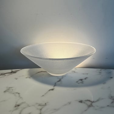 Kosta Limelight optic design fruit bowl 