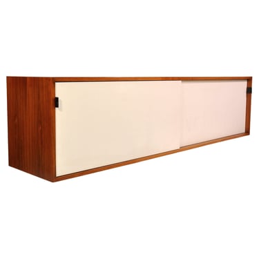 Walnut Wall Mount Cabinet by Florence Knoll for Knoll Associates 1950s 