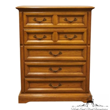 DIXIE FURNITURE Solid Pecan Italian Neoclassical Tuscan Style 38" Chest of Drawers 440-7 