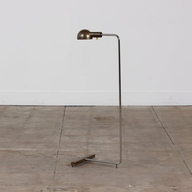 Cedric Hartman Brass and Stainless Steel Floor Lamp 