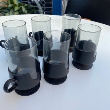 Mid century glassware Danish modern drinkware 