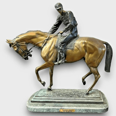 Bronze Statue, Vintage "Winner Circle" by Isidore Bonheur (Belgium, 1827-1901)!!