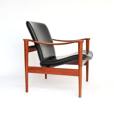 Fredrik Kayser Teak Lounge Chair Model 710
