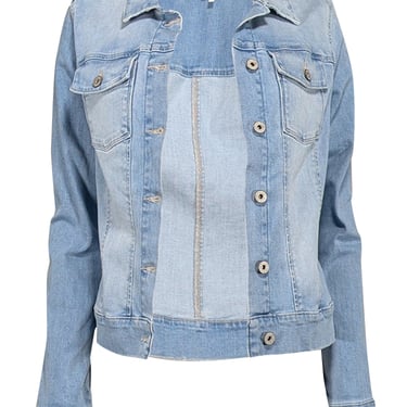 Paige - Light Wash Denim Jacket Sz M