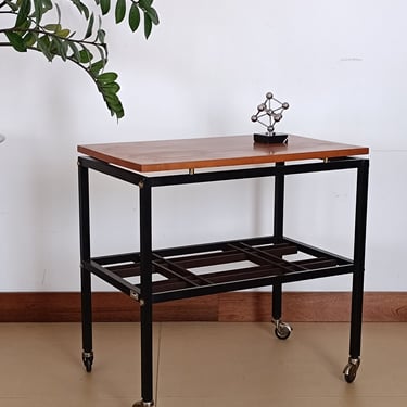 Vintage Serving Table / trolley / 1970s / mid century trolley / 