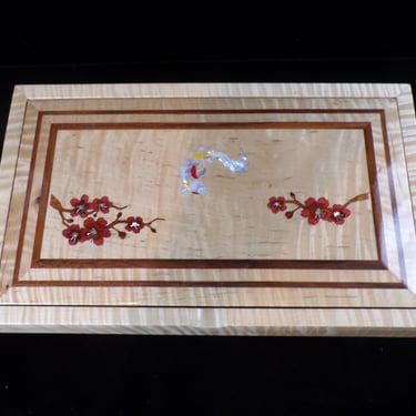 ws/Inlaid Mother of Pearl Custom Jewelry Box