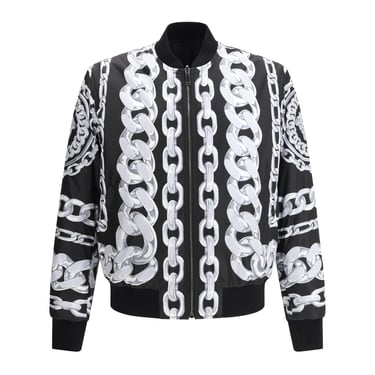 Versace Men Reversible Bomber Jacket