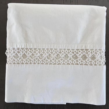 Pillow case 1L Tatted trim 1 3/8” Gift quality 