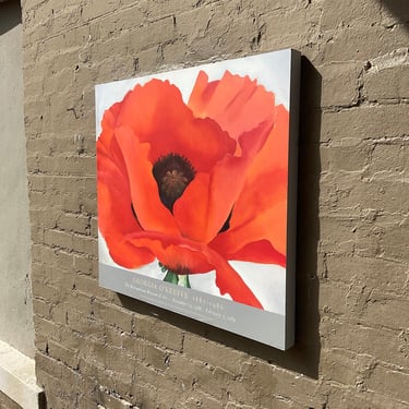 Georgia O'Keeffe Poster on Board